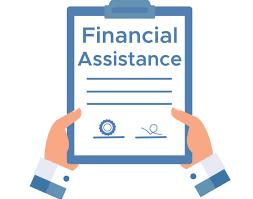 Financial Assistance written on a clipboard